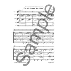 John McCabe: Clarinet Quintet - 'La Donna' (Score)