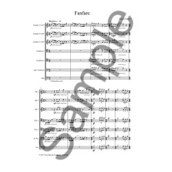 Patrick Hawes: Fanfare (Score)