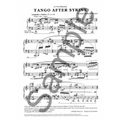 Richard Rodney Bennett: Tango After Syrinx And Impromptu For Piano