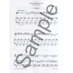 Colin Matthews: Six Tunes For Lucy (Violin/Piano)