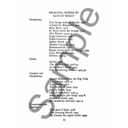 Holst: Novello Short Biography