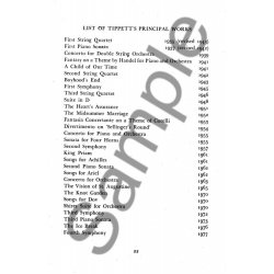 Tippett: Novello Short Biography