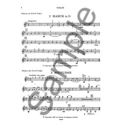 Stone: Eight Pieces In 3rd Position (Violin Part)