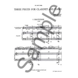 John McCabe: Three Pieces For Clarinet And Piano