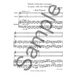 Alan Bush: Three Concert Studies Op.31 Piano Trio