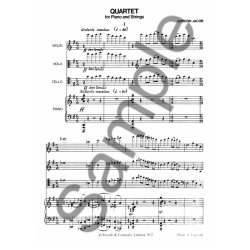 Gordon Jacob: Quartet For Piano And Strings (Score/Parts)