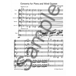 John McCabe: Concerto For Piano And Wind Quintet (Score and Parts)