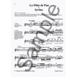 Claude Debussy: Syrinx (La Flute De Pan) Ed. Trevor Wye