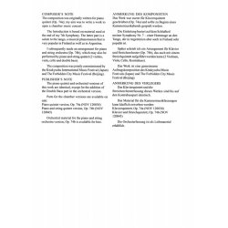 Aulis Sallinen: Introduction And Tango Overture Op.74 (Score/Parts)