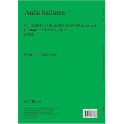 Aulis Sallinen: Horn Concerto (Horn/Piano Reduction)