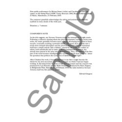 Edward Gregson: Serenata Notturna (Violin/Piano)