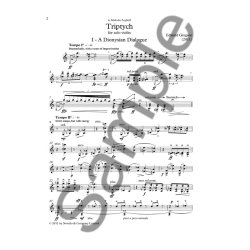 Edward Gregson: Triptych (Violin Solo)