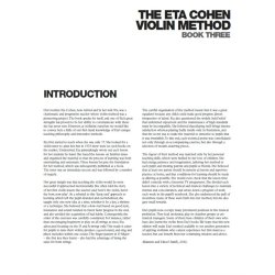 The Eta Cohen Violin Method: Book 3