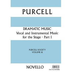 Purcell Society Volume 16 - Dramatic Music Part 1 (Full Score)