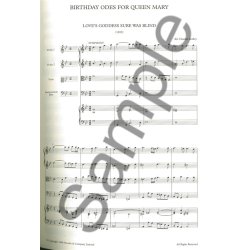 Purcell Society Volume 24 - Birthday Odes For Queen Mary Part II (Paperback)