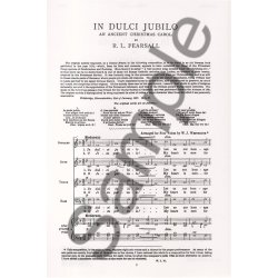 Robert Pearsall: In Dulci Jubilo (SATB)