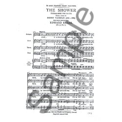Edward Elgar: The Shower Op.71 No.1 (SATB)