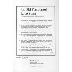 Paul Williams: An Old Fashioned Love Song (SATB/Piano)