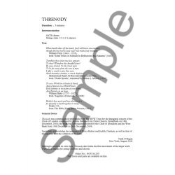 Tarik O'Regan: Threnody