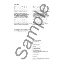 Richard Allain: Ubi Caritas