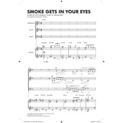Jerome Kern/Otto Harbach: Smoke Gets In Your Eyes (Roberta) - SAB/Piano