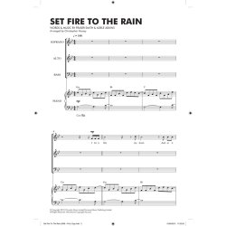 Adele: Set Fire To The Rain - SAB/Piano
