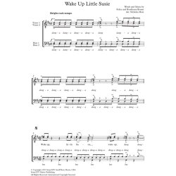 Felice Bryant/Boudleaux Bryant: Wake Up Little Susie (Novello Barbershop)