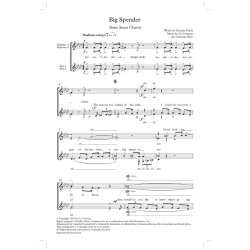 Cy Coleman: Big Spender (Novello Ladies' Barbershop)