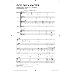 Beach Boys: God Only Knows (SATB/Piano)