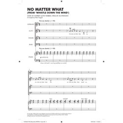 Andrew Lloyd Webber: No Matter What (SATB/Piano)