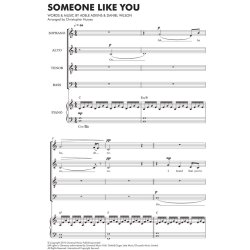 Adele: Someone Like You (Hussey) - SATB/Piano