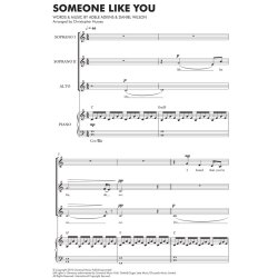 Adele: Someone Like You (Hussey) - SSA/Piano