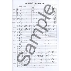 Malcolm Arnold: Four Scottish Dances - Study Score