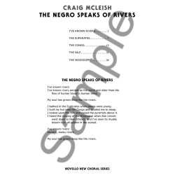 Craig McLeish: The Negro Speaks Of Rivers (Novello New Choral Series)