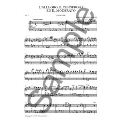G.F. Handel: L'Allegro, Il Penseroso Ed Il Moderato (Vocal Score)