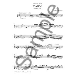 Thea Musgrave: Dawn (Oboe)