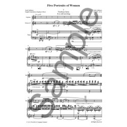 Aulis Sallinen: Five Portraits Of Women (Vocal Score)
