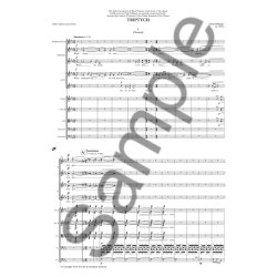 Tarik O'Regan: Triptych - SSAA/String Orchestra (Full Score)