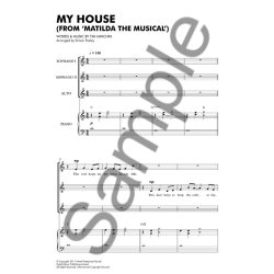 Tim Minchin: My House (Matilda The Musical) - SSA/Piano