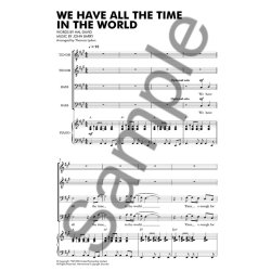 Louis Armstrong: We Have All The Time In The World (TTBB/Piano)