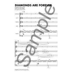 Don Black/John Barry: Diamonds Are Forever - SATB/Piano