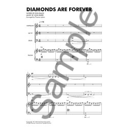 Don Black/John Barry: Diamonds Are Forever - SAB/Piano