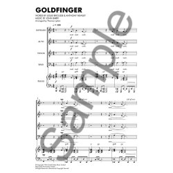 Shirley Bassey: Goldfinger (SATB/Piano)