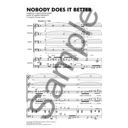 Carly Simon: Nobody Does It Better (The Spy Who Loved Me) - SATB/Piano