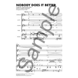 Carly Simon: Nobody Does It Better (The Spy Who Loved Me) - TTBB/Piano