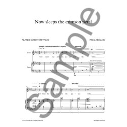 Paul Mealor: Now Sleeps The Crimson Petal (Solo Voice/Piano)
