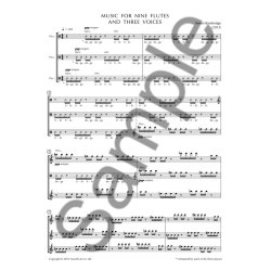 Simon Bainbridge: Music For Nine Flutes And Three Voices