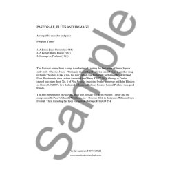 Peter Dickinson: Pastorale, Blues And Homage