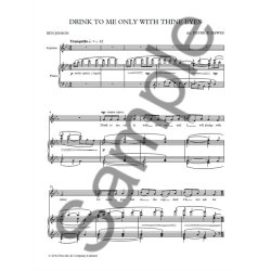 Patrick Hawes: Drink To Me Only With Thine Eyes (For Solo Soprano And Strings) - Vocal Score