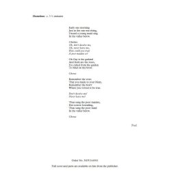 Patrick Hawes: Early One Morning (Vocal Score)